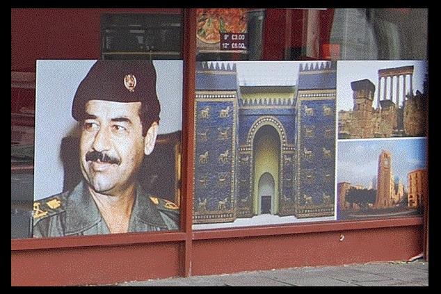 تصویر جنجالی صدام حسین در لندن وبازگشت شعار"بالروح بالدم،نفدیک یا صدام" در شهر کربلا