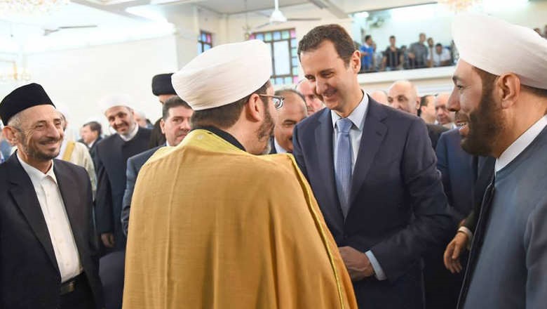 دیکتاتور سوریه برخلاف ایران،همزمان با عربستان سعودی به استقبال عید رفت