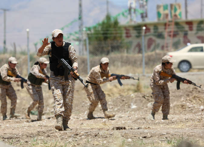بیش از 5 هزار جوان ترکمن عراقی در حال دیدن دوره آموزش نظامی