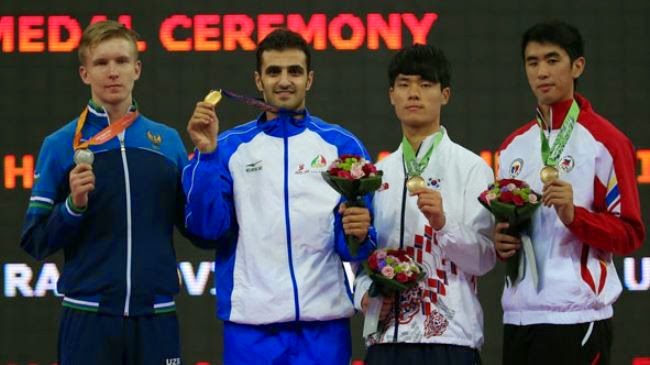رزمی کاران ایران در بازی های آسیایی اینچئون سه مدال طلای دیگر برای ایران به ارمغان آوردند