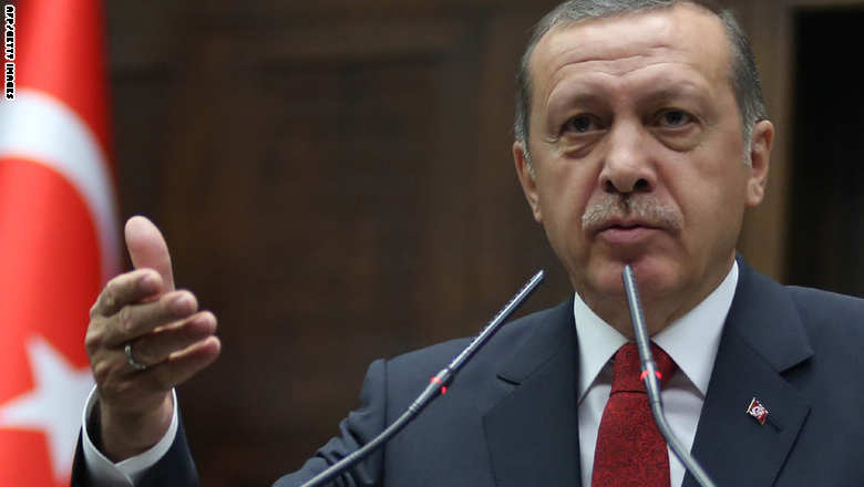 اردوغان با تاکید بر شرط ترکیه برای ورود به کوبانی رژیم اسد را عامل ظهور وبقای داعش دانست