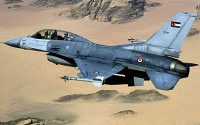 اردن مواضع داعش در رقه را بمباران کرد