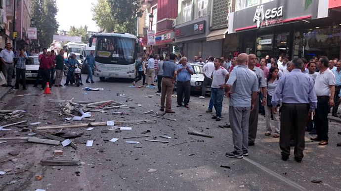 وقوع دو انفجار در دفاتر حزب دموکراتیک کردستان ترکیه