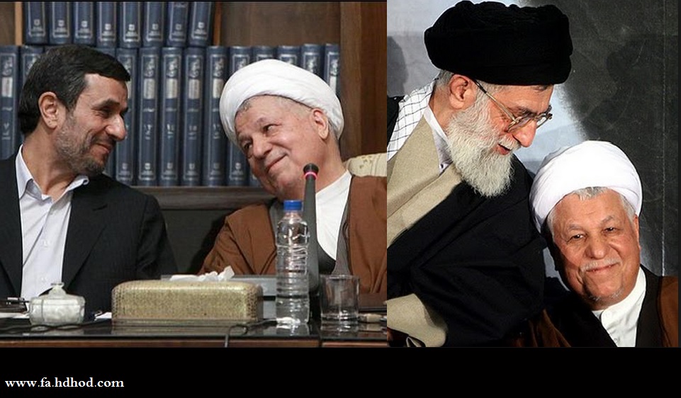 رفسنجانی با متهم کردن خامنه ای به حمایت از احمدی نژاد او را تلویحا سگ هار نامید