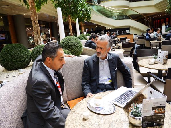 تریتا پارسی و هومن مجد در وین تریتا پارسی و هومن مجد در وین