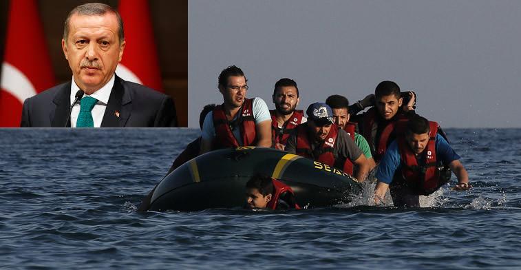 اردوغان از کشورهای کنار دریای مدیترانه درباره آوارگان به شدت انتقاد کرد