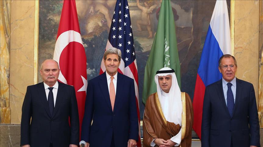 مذاکره کشورهای آمریکا، روسیه، ترکیه و سعودی درمورد سوریه