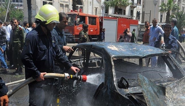 انفجار سه خودروی بمب گذاری شده در دمشق 70 کشته و زخمی برجا گذاشت