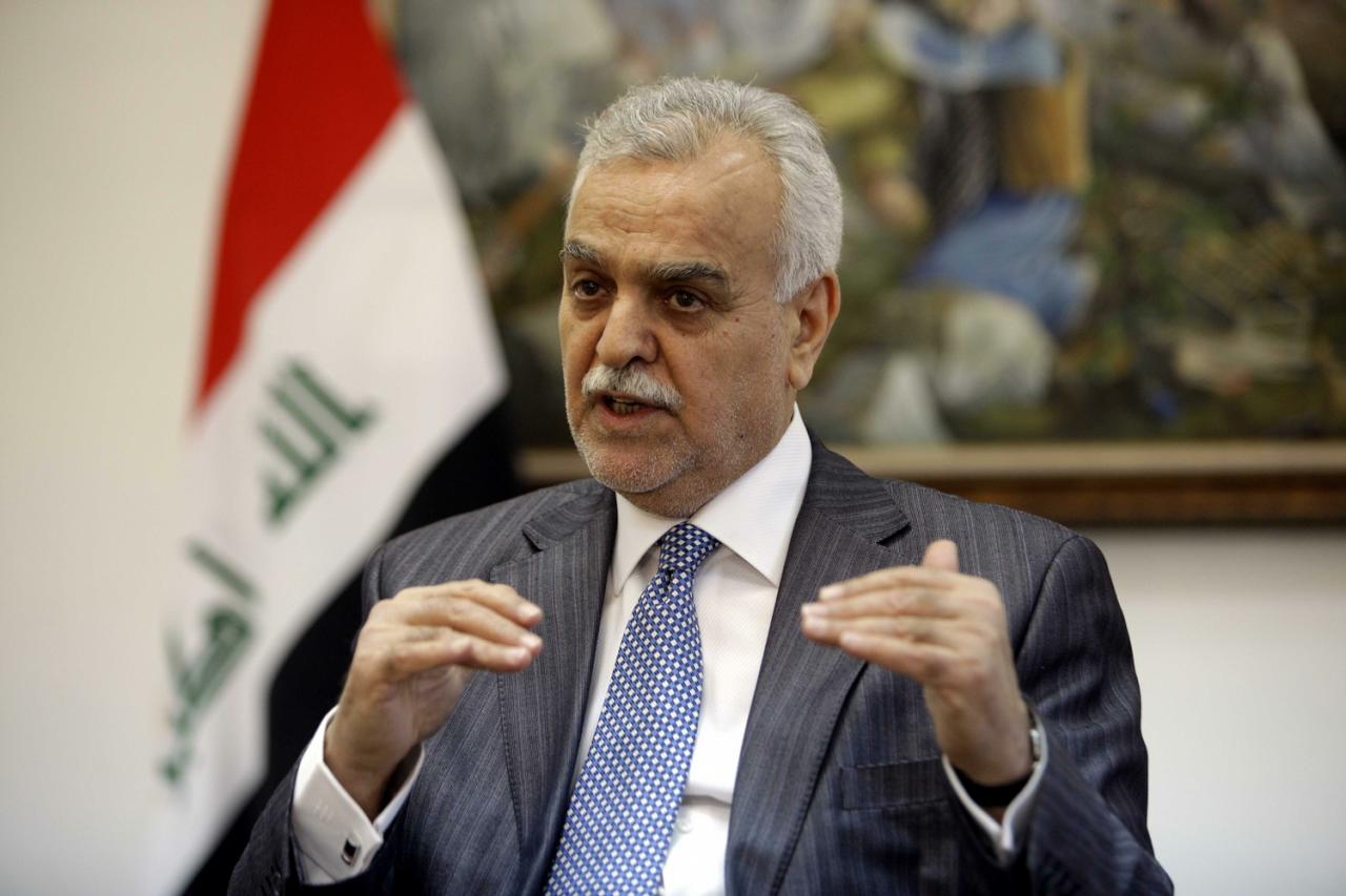 طارق الهاشمی، معاون سابق رئیس جمهور عراق : ساکنان شهر فلوجه در معرض نسل کشی هستند