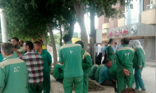بازداشت ۲۴ کارگر شهرداری  الاحواز(اهواز)