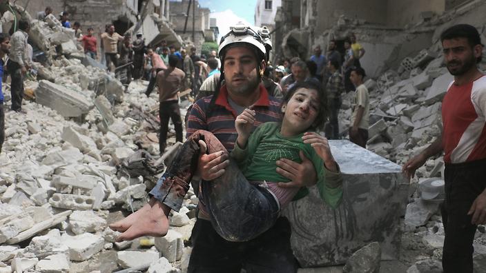 کشته شدن 8 غیرنظامی دیگر در حملات هوایی رژیم اسد در حلب سوریه