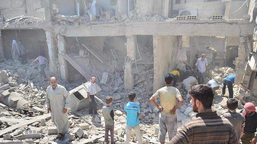 حمله هوایی جنگنده‌های روسیه در حلب 25 کشته و زخمی برجا گذاشت