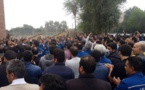 تجمع و راهپیمایی همزمان گروه ملی اهواز و بازنشستگان صنايع فولاد در مقابل استانداری