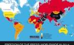 ایران در میان ده کشور سیاه جهان از نظر آزادی مطبوعات